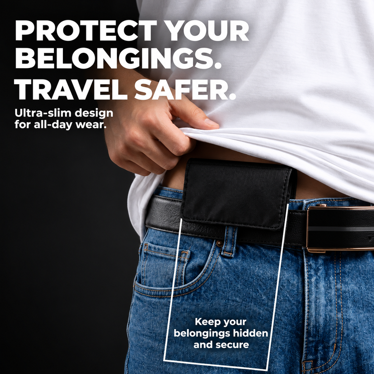 Hidden Belt Wallet StealthCarry™